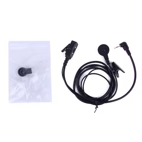 2.5mm 1Pin VOX Acoustic Tube Earpiece Headset Mic PTT for Motorola Talkabout Portable Radio T5428 T5