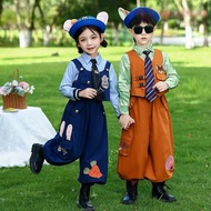 MANJA BB Cosplay Zootopia Rabbit Judy Fox Nick Police Officer Cosplay Performance Animal Series Jump