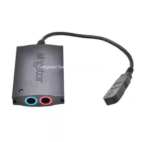 Original Singstar USB Adapter Microphone Converter for PS2 PS3 Model SCEH-0001 USB Microphone Adapte