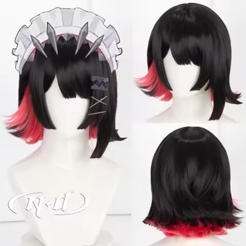ND Ellen Joe Zenless Zone Zero Cosplay Wig for Comic Con Coser Cosplay Hair Wig for Costume ZZZ Them