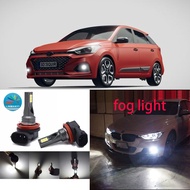 For Hyundai i20 (IB, GB) 2015-2023 (Fog Lamp) -Front LED LAI Bulbs 6000K 12V-24V Bright White (1 Pai