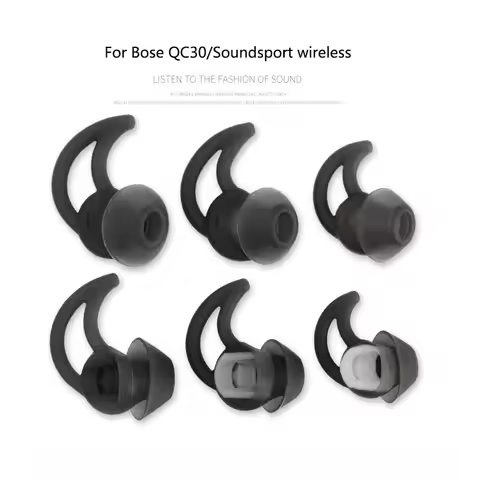 Earphones Silicone Case For BOSE QC20 QC30 Soundsport Covers Earbuds In-Ear Ear Pads Caps Eartips Ea
