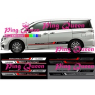 New sticker elgrand car sticker cutting sticker nissan elgrand car