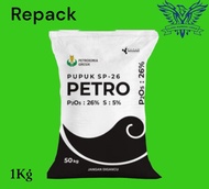 Repack 1Kg Pupuk Phospate sp 26 phospat 26 % 1 kg PT petrokimia gresik
