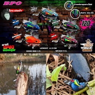 Fake Bait Rubber Frog JN4 BAKI Jmlui Size 4.3cm Weight 9g. Hook Body 1/0 By. ACAK JN4