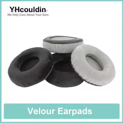 Velour Earpads For JVC HA-SR225B HA-S220 HA-S40BT HA-SR100X HA-SR225 HA-SR50X HA-SR525 Headphone Ear