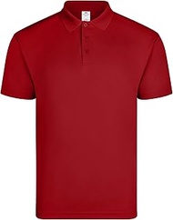 Unisex Ps160u-Bogan Polo Manga Corta Color Red Talla Polo Shirt, Short Sleeve, Red, XL