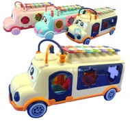 Music Bus Toy Bus Toys Kereta Mainan Budak Toys for Boys
