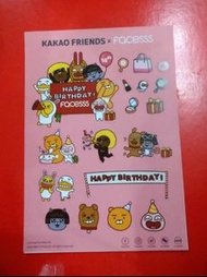 KAKAO FRIENDS x Facesss 貼紙 stickers