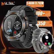 นาฬิกาอัจฉริยะแบบทหารสำหรับผู้ชาย (รับ/โทรออก), Smartwatch HD 1.46 นิ้ว สำหรับ Android iOS, โหมดกีฬา