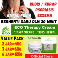 【Value pack】 ECO Therapy Cream Eczema Krim Ekzema Kurap Psoriasis Cream Kudis Ubat Gatal Krim Kulit