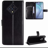 SHC888 INFINIX ZERO 8 X687 ZERO 5G 2023 ZERO 20 ZERO 30 5G FLIP COVER WALLET BUTTON LEATHER CASE STA