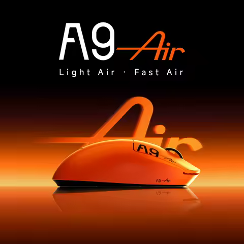 ATK A9 Air Ultimate Wireless Gaming Mouse Tri-Model Dual 8KHz PAW3950UItra 800mAh 42000DPI 750IPS Li
