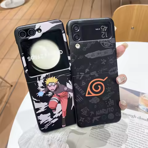 Japan Anime N-NARUTOS Uzumaki Itachi Phone Case For Samsung Galaxy Z Flip 7 6 5 Case Soft TPU Back C