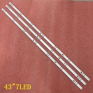 3pcs 7LED LED backlight strip for TV 43UJ651V 43UJ675V 43LJ624V 43LJ634V 43UJ701V 43UJ65_UHD_L EAU63