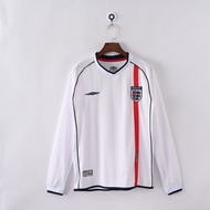 original NEW Umbro 2002 England Jersey World Cup Home Short Sleeve Beckham 10 Retro Owen Football Lo
