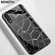 Case For Samsung A70 A70s A80 Modern Geometric Glass Plate Phone