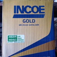 Incoe Gold Car Battery Type Ns40Z 12V-35Ah Special Gosend
