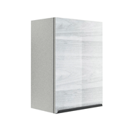 Fortem Fitness-KITZCHO ตู้แขวนเดี่ยวบานเปิดขวา GLOSSY KEM-GLR-W-FT-6040R-CW สีคริสตัลไวท์ สินค้าคุณ