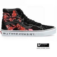 VANS SK8 HI X STRANGER THINGS BLACK RED (สินค้ามีประกันแท้)