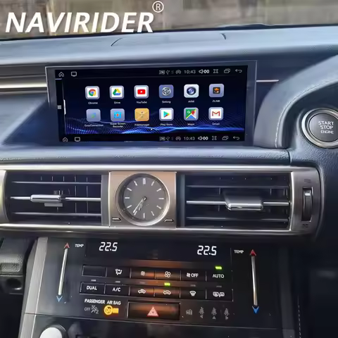 RHD CarPlay 10.25'' For Lexus IS RC 200 250 300 350 200t 300h 2017 Android 13 Screen Autoradio Multi