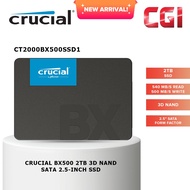 Crucial BX500 2TB 3D NAND SATA 2.5-inch SSD - CT2000BX500SSD1