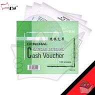 [UNI] S-GV102 7" x 6" General Cash Voucher 现银支单 Baucar Jeneral 100's (1pc)