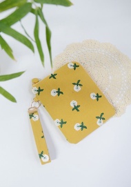 黃色系刺繡布料閱讀器保護套 防水 官網同款 kobo包 hyread 客制