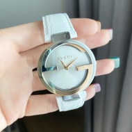 Like new!! Gucci Interlocking-G 18K Pink Gold YA133303 Unisex watch ของแท้