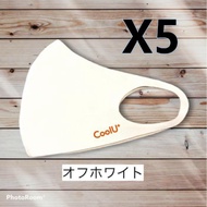 CoolU 抗菌銅口罩 CoolU⁺CU⁺MASK/ML/白色 5入組