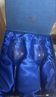Swarovski 禮盒水晶酒杯