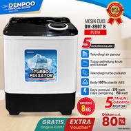 Mesin Cuci 2 Tabung Denpoo DW 8907B 8KG