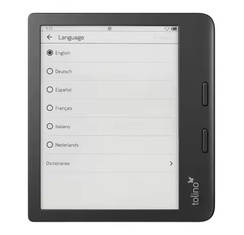 7-inch Tolino Vision 6 e-reader Carta e-ink screen 1264x1680 waterproof portable e-book reader
