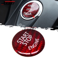 【Xiaofeitian อุปกรณ์ประดับยนต์】 คาร์บอนไฟเบอร์สำหรับ BMW X1 X5 X6 E71 Z4 E89 3 5ชุด E90 E91 E60 E87เครื่องยนต์อุปกรณ์เสริมรถยนต์กดที่คลุมสวิตช์ปุ่ม Stop