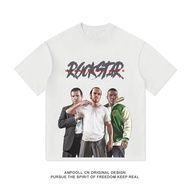 Gta6 Horizon 5 Game Los Angeles Trevor American Style Printed Cotton Short Sleeve T-Shirt Men's Loos