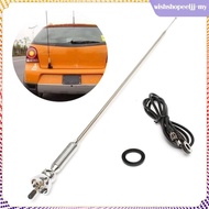 [WishshopeeljjMY] Vehicle Radio AM Aerial Professional High Accessories Silver 53in 53 Inches