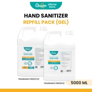 Cleanse360 Hand Sanitizer [ GEL Type - 5000ml / 5L] 75% Alcohol | Quick Dry | Rinse Free | Instant Kills 99.9% Germs Bacterials
