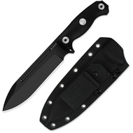 Kizer Drop Bear Fix 7 6.51" 1095 Black G10 Fixed Blade Knife 1103A2