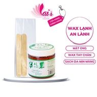 Wax An Lành Tặng Kèm 50 Giấy & 2 Que Cold Wax 350g Giúp Loại Bỏ Tận Gốc Da Sáng Và Mềm Mịn Làm Chậm