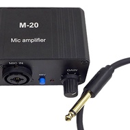 Baoblaze Micro Preamp sạc điện bền âm-li âm thanh nổi mic tăng cường