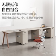 Table Chair Staff Simple Single Modern 4 Person Inline Table Office Double Row Work Triple Office NN