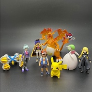 Genuine TOMY Pokémon Trainer Xiaozhi Dandi Zhulan Dawu Eight Masters Character Figure 9.5