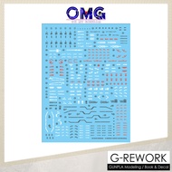 G-Rework RG God Gundam Water Decal CD-RG37 RG God Water Decal Sticker OMG