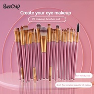 20 PCS Makeup Brush Set Eye Shadow Brush Set Foundation Brush Beauty Tools Super Soft Man-Made Fibers Full Set