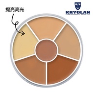 KRYOLAN - 專業完美無瑕 6色 遮瑕盒 40g #No.4 - (香港代理 行貨)
