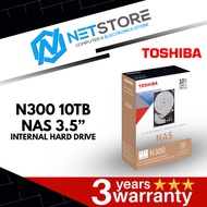 TOSHIBA N300 10TB NAS 3.5" 256MB INTERNAL HARD DRIVE - HDWG11AAZSTA