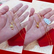10k Pure Gold Necklace For women ( Thin Chain Size )