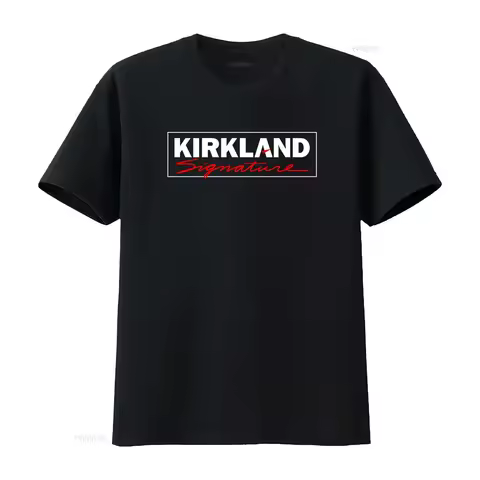 Kirkland Signature Official Costco Brand Logo T Shirt Men 2Xl Women 3Xl Fashion Casual vintage Washe