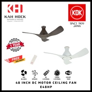 KDK E48HP 48" DC MOTOR CEILING FAN WITH WIFI - 1 YEAR LOCAL WARRANTY