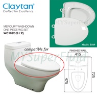 OEM Claytan WC1622 Mercury Toilet Seat Cover Replacement (Soft Close) WSCB569 #TM